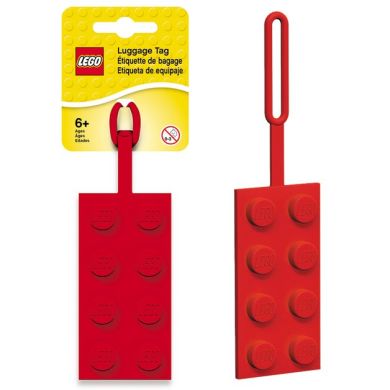 Багажная бирка LEGO CLASSIC красная 4006151-52002