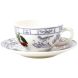 Чашка для сніданку з блюдцем OISEAU BLEU FRUITS 260 мл - &Oslash; 18 см GIEN 12922PTA01