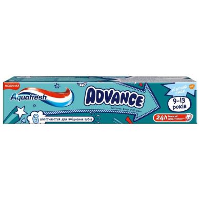 Дитяча зубна паста Aquafresh Advance 9-13 років 75 мл 60000000113274