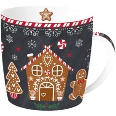 Фарфорова чашка 350мл в метал. коробці GINGERBREAD POZZI MILANO 0217GING