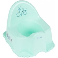Горшок ЭСО-Зайчики Мятный TEGA BABY KR-007-105
