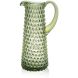 Графін для напоїв високий Hobnail, оливково-зелений (1000 мл) KLIMCHI 16185/1000-32/27