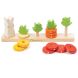 Іграшка з дерева Рахувати моркву Tender Leaf Toys TL8407, Різнокольоровий