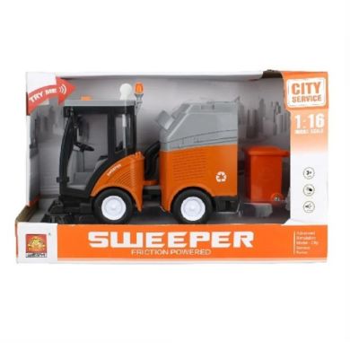 Игрушечная инерционная машина для уборки (свет, звук), 1:16 WY680A