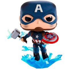 Игровая фигурка Funko Pop Avengers endgame Капитан Америка с мьёльниром 45137