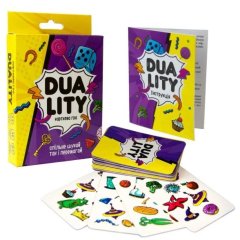 Карточная игра Strateg Duality логическая развлекательная на украинском языке (30392) STRATEG 30392