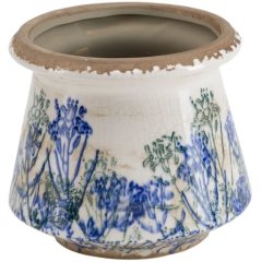 Кашпо EDEN маленькое (S) синее 14,5x14,5x13 Rituali Domestici U30874092A86