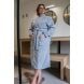 Халат LINDU L/XL, темно-синій Tiseco 3608NAVYBLUE