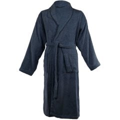 Халат LINDU L/XL, темно-синий Tiseco 3608NAVYBLUE