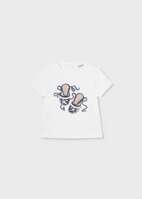 Комплект одягу для дівчинки легінси, футболка, кофта 4F, р.80 Синій Mayoral 1732