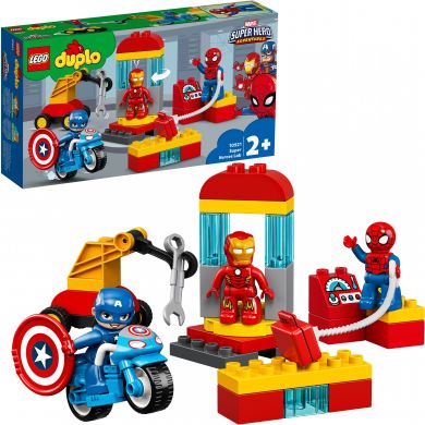 Конструктор LEGO DUPLO Super Heroes Marvel Comics Лаборатория супергероев, 30 деталей 10921