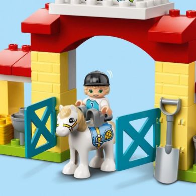 Конструктор LEGO DUPLO Town Конюшня для коня і поні 65 деталей 10951