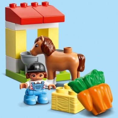 Конструктор LEGO DUPLO Town Конюшня для лошади и пони 65 деталей 10951