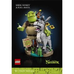 Конструктор Шрек, Віслюк і Кіт в чоботях Lego деталей 72423
