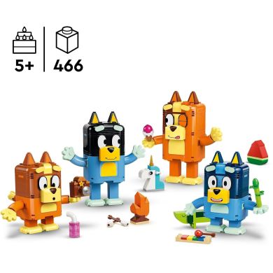 Конструктор Сім'я Блуї з кубиків Lego Bluey 11217