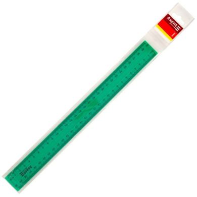 Лінійка пластикова Axent, 30 см, зелена D9800-02
