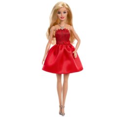 Кукла Barbie коллекции Ruby Red в стильном платье JGD25