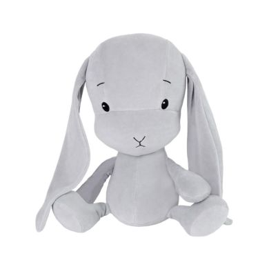 М'яка іграшка Effiki сірий кролик з сірими вушками 20 см 5901832946304