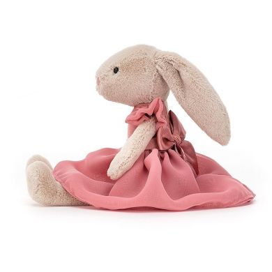М'яка іграшка Jellycat (Джеллі кет) Кролик у вечірньому вбранні Лотті Банні 27 см LOT3BP
