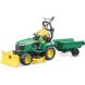 Набор игрушечный садовый трактор John Deere с прицепом и фигуркой садовода Bruder 62104