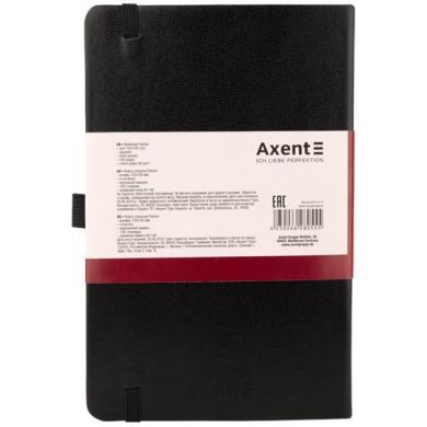Записная книга Axent Partner A5 96 листов в клетку Черная 8201-01-A