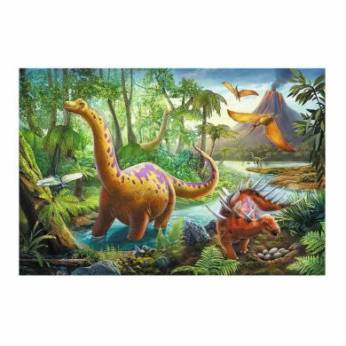 Пазлы Trefl Puzzle Путешествия динозавров 60 элементов 17319