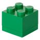 Четырехточечный темно-зеленый мини-бокс для хранения Х4 Lego 40111734