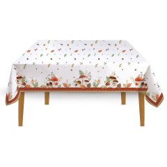 Прямоугольная скатерть 180x145см AUTUMN BREEZE POZZI MILANO 2632AUB