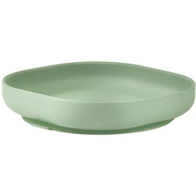 Силиконовая тарелка Beaba зеленый 650 мл 913551, Зелёный
