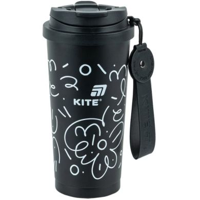 Термокружка 550 мл, черная K25-1226-1