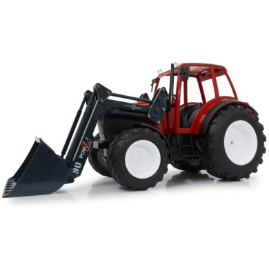 Трактор на радіокеруванні із фронтальним навантажувачем Lindner Geotrac 1:16 2,4GHz, червоно-чорний Jamara 405050