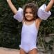 Цельный купальник Леопард Лиловый 86/92 Swim Essentials 2023SE616