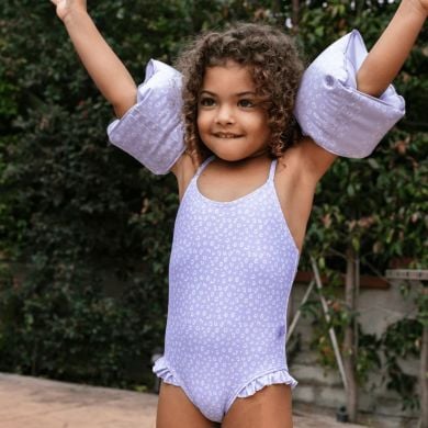 Цельный купальник Леопард Лиловый 86/92 Swim Essentials 2023SE616