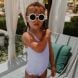 Цельный купальник Леопард Лиловый 86/92 Swim Essentials 2023SE616