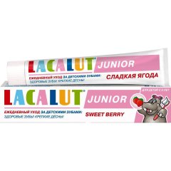 Зубна паста Lacalut junior солодка ягода 75 мл 4016369661963