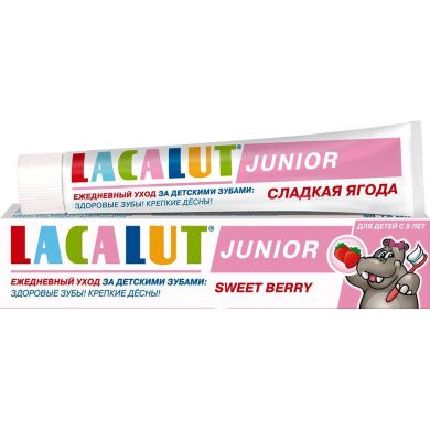 Зубная паста Lacalut junior сладкая ягода 75 мл 4016369661963