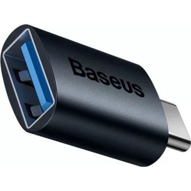 Адаптер Baseus Mini OTG Type-C to USB-A 3.1 ZJJQ000003 блакитний