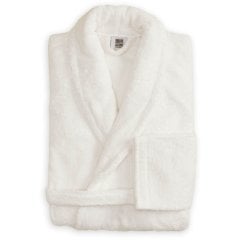 Банный халат 100% хлопок, р. M, цв. AVORIO Biancoperla Кремовый PERLA