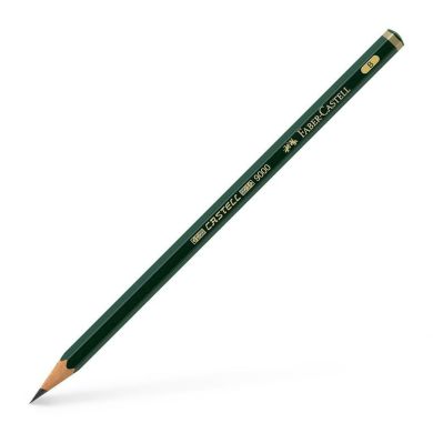 Чернографитный карандаш Faber-Castell CASTELL 9000 твердость B 24114