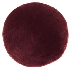 Декоративная подушка MARSHMALLOW d 40 см, h 6 см, гранатовая Tiseco 3420POMEGRANATE