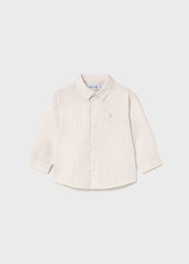 Детская полосатая рубашка Mayoral 98 Бежевый 124
