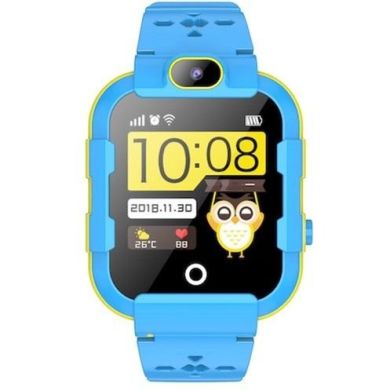 Дитячий годинник-телефон з GPS-трекером GOGPS ME K22 Blue-Yellow K22BL