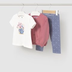 Детский набор одежды из 3 предметов Mayoral 104 Розовый 1737