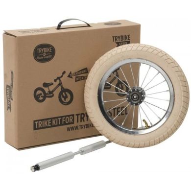 Дополнительное колесо для балансирующего велосипеда Trybike (цвет светло-бежевый) TBS-100-TKV