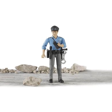 Фігурка Bruder поліцейського зі спорядженням, 11 см, 1:16 60050