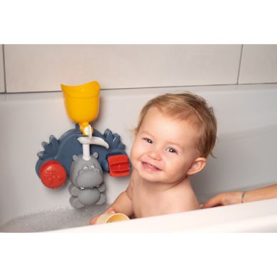 Іграшка для ванни Smoby Little Водяний млин. Бегемот, з аксесуарами, 12міс. + SMOBY 140405