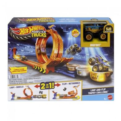 Игровой набор Петли и трюки серии Соревнования за кубок Monster Trucks Hot Wheels JBX64