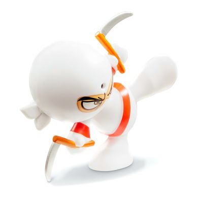Інтерактивна фігурка Funrise Fart ninja Сенсей вонючка біле кімоно червоний пояс 70511