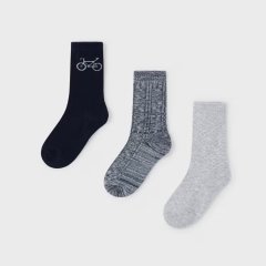 Комплект 3 пары носков, 5J, 92 Mayoral Синий 10.804