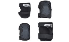 Комплект захисних накладок для колін і ліктів Micro Чорний M АС8018